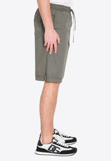 Dolce & Gabbana Drawstring Bermuda Shorts Green GP1F9T-FU5YP-N0755
