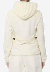 Moncler Grenoble Zip-Up Padded Cardigan Jacket White L10988G00003-89BC9-031