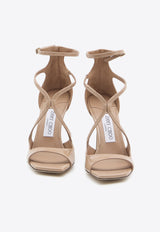 Jimmy Choo Azia 95 Patent Leather Sandals Pink AZIA95-PAT-BALLET PINK