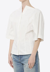 Jacquemus Moisson Poplin Shirt White SHW00560A-W00648-100