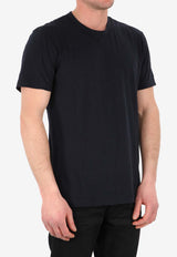 James Perse Basic Crewneck T-shirt Blue MKJ3360--DEE