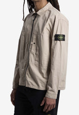 Stone Island Ripstop Buttoned Overshirt Beige L1S151200005-S0298-V009A