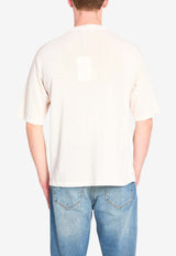 Roberto Collina Solid Crewneck T-shirt Beige 261MYA11021--02