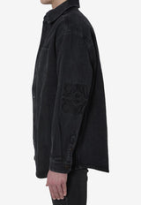 Loewe Anagram Denim Overshirt Black H526Y1DX02--1100