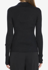 Dolce & Gabbana Ribbed Polo T-shirt Black FXZ27T-JBW0G-N0000