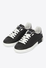 Dolce & Gabbana Portofino Low-Top Sneakers Black CS2216-AH527-8B979