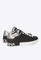Dolce & Gabbana Portofino Low-Top Sneakers Black CS2216-AH527-8B979