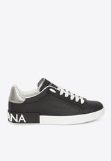 Dolce & Gabbana Portofino Low-Top Sneakers Black CS2216-AH527-8B979