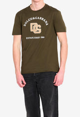 Dolce & Gabbana DG Logo Patch T-shirt Green G8RN8Z-G7PPA-N4816