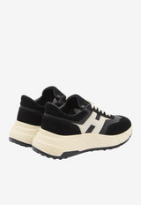 Hogan Hi-Fi Suede and Nappa Leather Sneakers Black HXW6690FR30-UHG-1023
