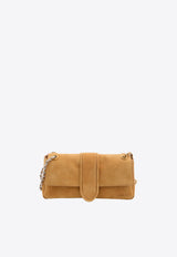 Jacquemus Le Bambino Suede Chaine Shoulder Bag Camel BAW00453AC-09A04-830
