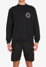 Stone Island Compass Print Sweatshirt Black L1S156100001-S0283-V0029