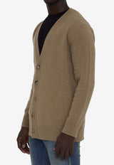 Maison Margiela Wool Buttoned Cardigan Beige S50HP0014-M13058-124M