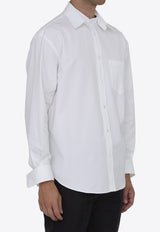 Gucci Long-Sleeved Poplin Shirt White 787538-ZAQQS-9000