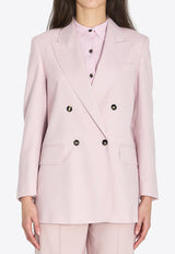 Max Mara Ombrosa Double-Breasted Jacket Pink 2611041171600-10267-022