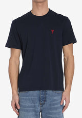 AMI PARIS Ami De Coeur T-shirt Blue BFUTS035-724-430