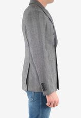 Tonello Double-Breasted Wool Jacket Gray 06GW050-5259R-900