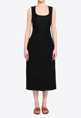 Jacquemus Tablier Midi Dress Black DRW00736A-W00746-990
