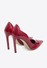 Jimmy Choo Brigitte 100 Patent Leather Pumps Red BRIGITTE100-PAT-RUBY RED