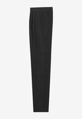 Saint Laurent Habotai Silk Pants Black 856580-Y6J78-1000