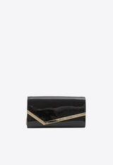 Jimmy Choo Emmie Clutch in Patent Leather Black EMMIE-PAT-BLACK