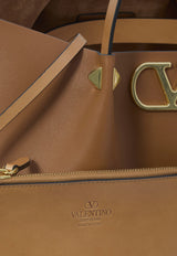 Valentino Medium VLogo Signature Tote Bag Camel 8W2B0T01-LSX-CAC