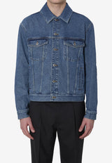Loewe Anagram Denim Trucker Jacket Blue H526Y50X32--5320