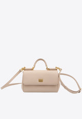 Dolce & Gabbana Mini My Sicily Calf Leather Top Handle Bag Pink BB7864-B7321-80095