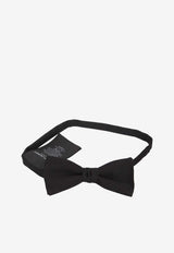 Saint Laurent Silk Bow Tie Black 737305-3Y011-1000