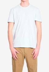 James Perse Basic Crewneck T-shirt Sky Blue MLJ3311--MEM