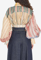 Zimmermann Rebellion Striped Blouse Multicolor 7031TC261--SPSTR