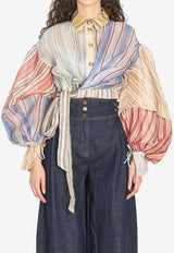 Zimmermann Rebellion Striped Blouse Multicolor 7031TC261--SPSTR