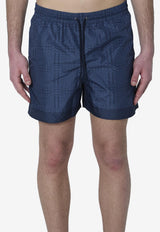 Gucci Printed Swim Shorts Blue 856212-XHALB-4119