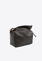 Loewe Large Puzzle Edge Top Handle Bag Gray B510PNLX03--1220