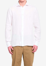 Borriello Napoli Marechiaro Linen Shirt White 22019 MARE--1