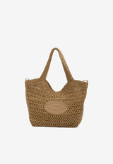 Tod's Medium Raffia Shopping Bag Beige XBWEBLA0300-RGM-478Y