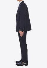 Tagliatore Double-Breasted Wool Suit Blue 2FNJ22B01060004-B5083-1254