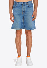 Off-White Half Arrows Denim Shorts Blue OMYC028S26-DEN001-4000