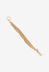 Saint Laurent Chain Cassandre Bracelet Gold 823404-Y1500-8060