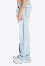 Balenciaga Distressed Relaxed Jeans Blue 851352-TTW7-4200