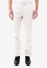 Band of Outsiders Stitched Straight-Leg Pants White 93290--