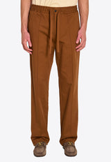 Valentino Straight-Leg Casual Pants Brown 8V3RBN31-ALS-C30