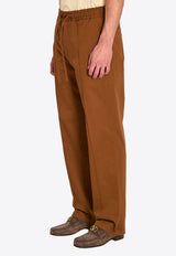 Valentino Straight-Leg Casual Pants Brown 8V3RBN31-ALS-C30