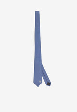 Gucci Logo Label Silk Tie Blue 8106864-4E009-4277