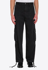 Loewe Straight-Leg Cargo Pants Black H526Y04WIS--1100