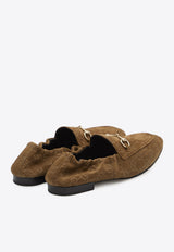 Gucci GG Embossed Suede Loafers Brown 854414-AADWE-2118