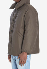 Lemaire Padded Bomber Jacket Brown OW1164-LF1019-BR507