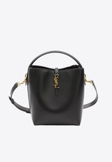Saint Laurent Le 37 Calf Leather Bucket Bag Black 742828-2R20W-1000