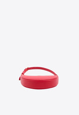 Valentino Mini VLogo Grained Leather Hobo Bag Red 8W2P0AK3-SNP-JU5