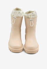 Moncler Kickstream Rain Boots Beige L109B4G00020-M4522-221